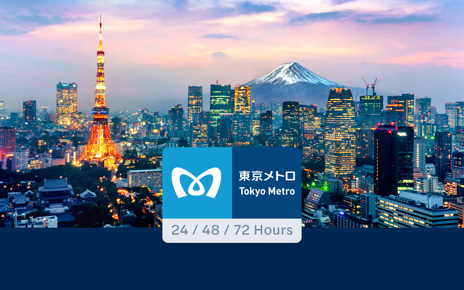 Book Tokyo Subway Ticket 24/48/72 hour options